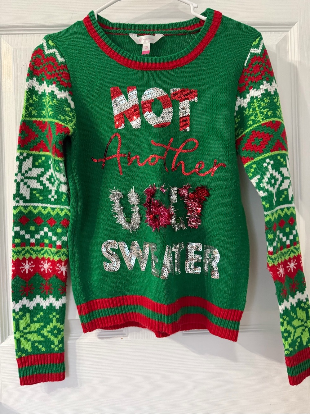 Christmas Ugly Sweater Holiday Crewneck Sweater!!! Size S (3/5)
